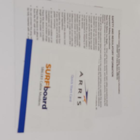 ARRIS Surfboard SB6183 Docsis 3.0 Cable Modem White Compatible Spectrum Xfinity - Picture 13 of 13